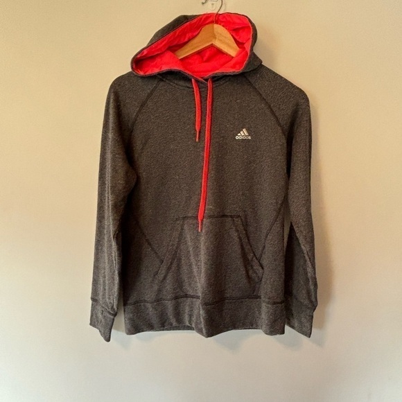 ADIDAS-Grey/Pink Pullover-Size M - Picture 1 of 5